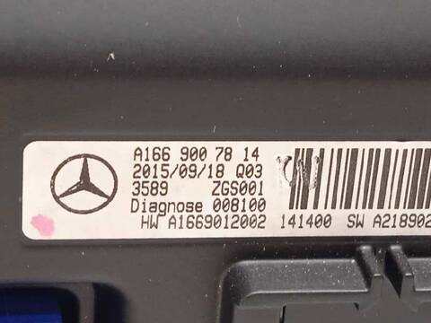 Foto 4ª: Pantalla Multifuncion Mercedes Clase A 140 A 200 CDI 176.008) 136CV 100KW [651930] (2015)