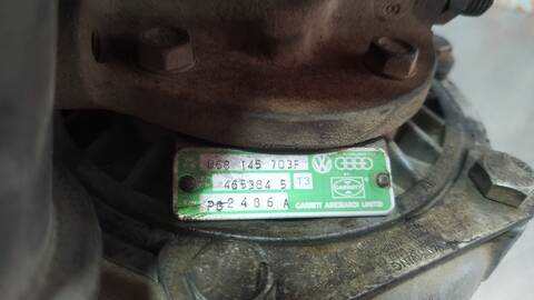 Turbocompresor Volkswagen Golf 1.6 TD RA. SB) 80CV 59KW