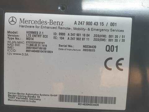 Foto 2ª: Centralita Motor ECU Mercedes Vito 114-116-119 CDI PRO EXTRALARGA 447.705) (2019)