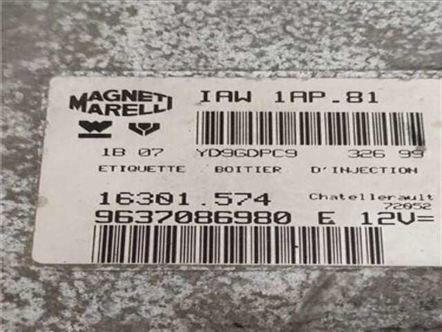 Foto 2ª: Centralita Motor ECU Peugeot 206 1.4 HDI ECO 70 [8HX (DV4TD)]
