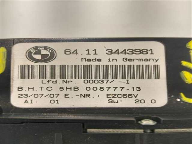 Foto 2ª: Mando Climatizador Bmw X3 3.0 TD CAT 218CV (2004)