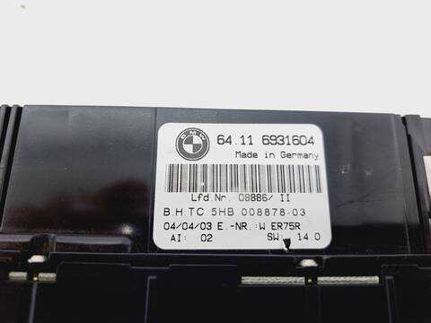 Foto 2ª: Mando Climatizador Bmw Serie 3 315 320D BERLINA 150CV 110KW [20-4D-4 D] (2003)