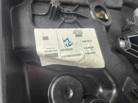Foto 2ª: Elevalunas Manual Trasero Derecho Mercedes Clase B 150 B 180 CDI BE 246.200) 109CV 80KW [651901] (2013)