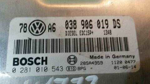 Foto 3ª: Centralita Motor ECU Volkswagen Passat 1.9 TDI BERLINA 130CV 96KW [AVF] (2001)