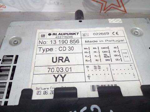 Foto 2ª: Sistema Audio Radio CD Opel Astra ENJOY BERLINA 101CV 74KW [Z17DTH] (2005)