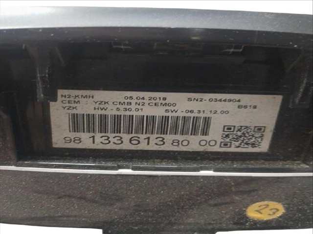 Foto 2ª: Cuadro de Instrumentos Citroen C3 1.6 BLUEHDI 75 (2016)