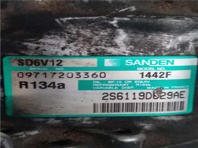 Foto 2ª: Compresor Aire Acondicionado Ford Fusion 1.4 TDCI [F6JA]