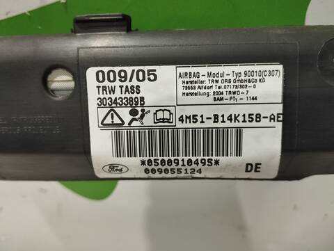 Foto 3ª: Airbag Cortina Delantero Derecho Ford Focus 1.6 16V CAT BERLINA 101CV 74KW [HWDA] (2005)
