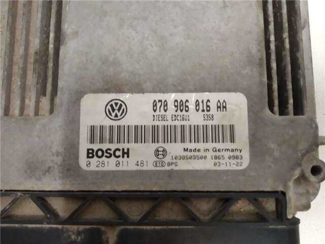 Foto 3ª: Centralita Motor ECU Volkswagen Touareg 5.0 V10 TDI (313 CV)
