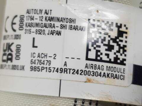 Foto 2ª: Airbag Cortina Delantero Izquierdo Renault Arkana TECHNO