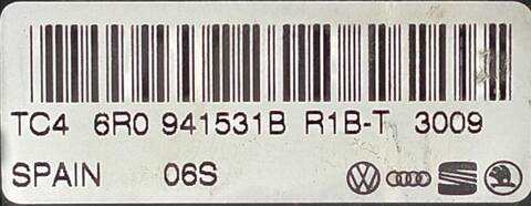 Foto 3ª: Mando Luces Volkswagen Polo ADVANCE 1 12V 69CV [CGP] (2009)