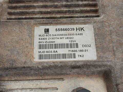 Foto 2ª: Centralita Motor ECU Opel Corsa Z13DTH (2008)