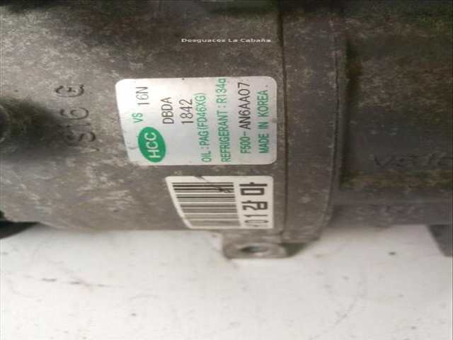 Foto 2ª: Compresor Aire Acondicionado Hyundai i30 1.6 FAMILIAR [G4FC] (2007)