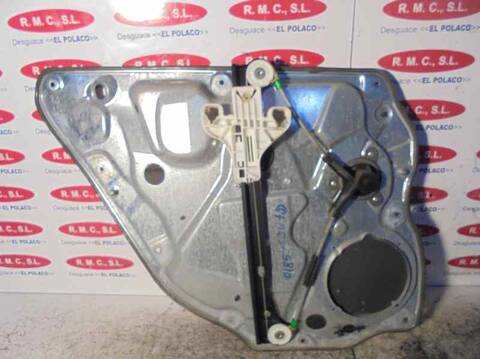 Foto 2ª: Elevalunas Manual Trasero Derecho Volkswagen Polo CONCEPTLINE 64CV 47KW [AZQ] (2003)