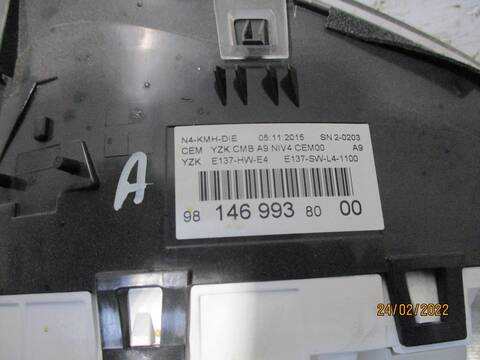 Foto 4ª: Cuadro de Instrumentos Peugeot 2008 ACTIVE 100CV 73KW [BH02] (2015)