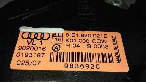 Foto 3ª: Calefacción Audi A4 2.0 TDI QUATTRO DPF) 103KW) BERLINA 140CV [BPW] (2007)