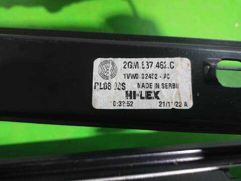 Foto 3ª: Elevalunas Eléctrico Delantero Derecho Volkswagen T-Cross ADVANCE 95CV [DKLA  DUSB  CHZL  DL] (2016)