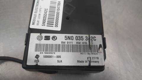 Foto 4ª: Centralita Motor ECU Seat Leon 102CV 75KW (2005)