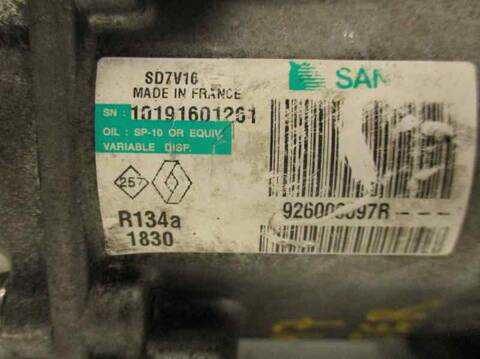 Foto 2ª: Compresor Aire Acondicionado Dacia Duster K4M606 (2012)