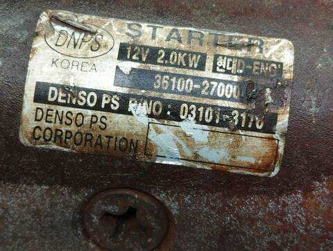 Foto 2ª: Motor de Arranque Hyundai Trajet 2.0 CRDI GLS 113CV 83KW [D 4EA] (2003)