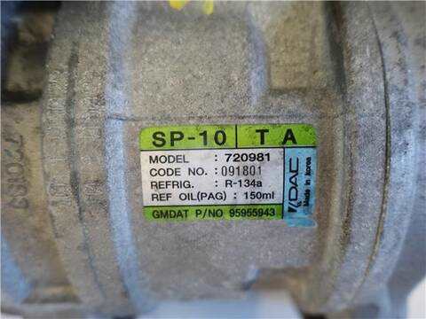 Foto 3ª: Compresor Aire Acondicionado Chevrolet Aveo 1.2 BERLINA 75CV 55KW [B12D1] (2012)
