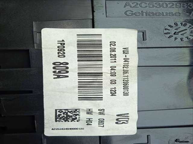 Foto 3ª: Cuadro de Instrumentos Seat Altea BIVALENT 102CV 75KW [CHG] (2011)