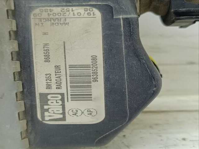 Foto 3ª: Radiador Motor Citroen C2 AUDACE 60CV 44KW [HFX] (2004)