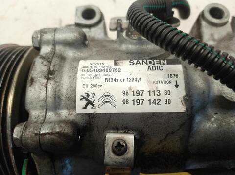 Foto 2ª: Compresor Aire Acondicionado Citroen Jumper 2.0 BLUEHDI 130 [AHN (DW10FUD)] (2006)
