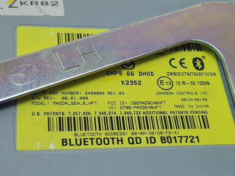 Foto 3ª: Centralita Motor ECU Mazda CX5 STYLE 2WD [SH01] (2011)