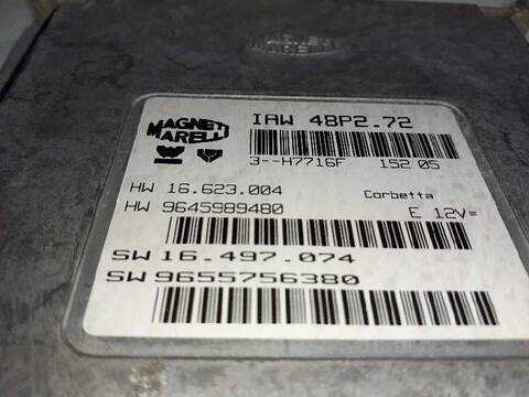 Foto 3ª: Centralita Motor ECU Citroen C3 1.1 AUDACE 60CV 44KW (2002)
