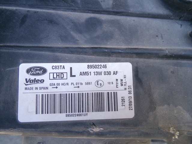 Foto 2ª: Faro Izquierdo Ford C Max 1.0 G 2010-2014 [M1DA] (2013)