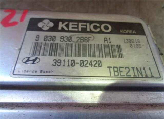 Foto 3ª: Centralita Motor ECU Hyundai Getz 1.1 [G4HD]