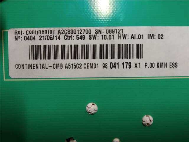Foto 3ª: Cuadro de Instrumentos Citroen C3 1.2 12V E-VTI (82 CV) [HM01]