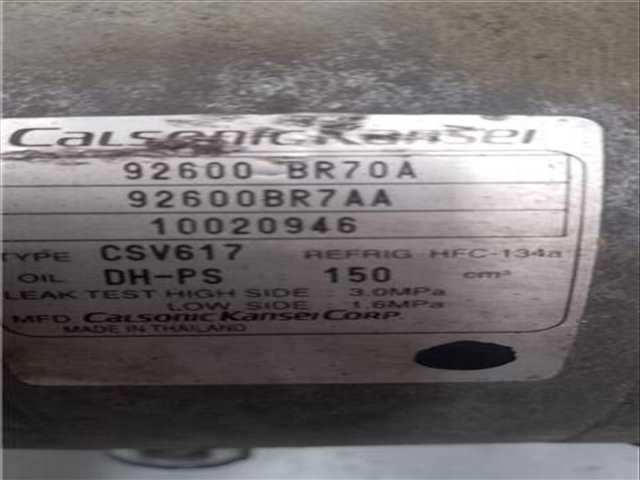 Foto 2ª: Compresor Aire Acondicionado Nissan Qashqai ACENTA DCI CAT 150CV 110KW