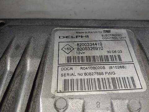 Foto 3ª: Centralita Motor ECU Renault Megane AUTHENTIQUE BERLINA 82CV 60KW II BERLINA 5P [K9K722] (2003)