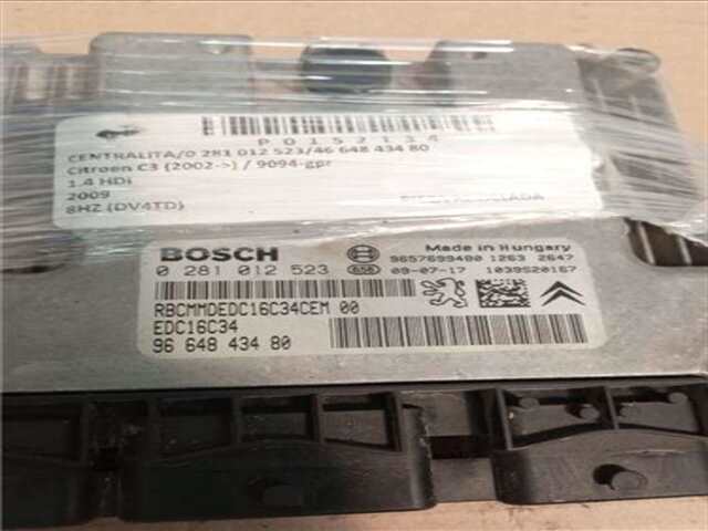 Foto 2ª: Centralita Motor ECU Citroen C3 1.4 HDI [8HZ (DV4TD)]