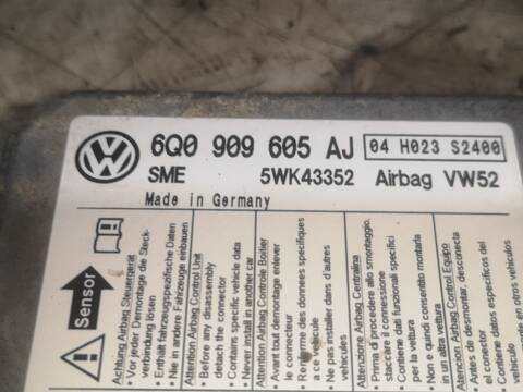 Centralita Airbag Volkswagen Caddy BLS