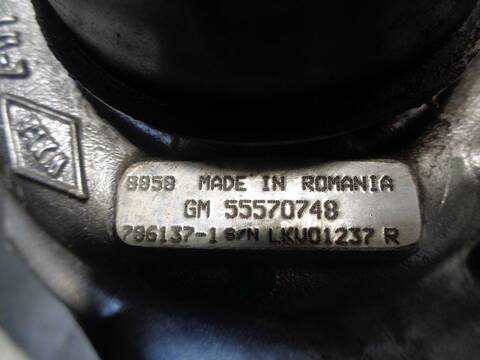 Foto 2ª: Turbocompresor Opel Insignia COSMO BERLINA 131CV 96KW [A20DTH] (2009)