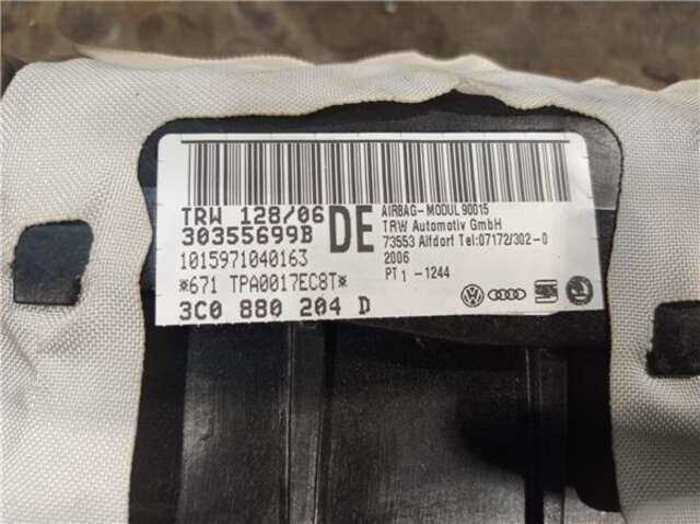 Foto 3ª: Airbag Delantero Derecho Volkswagen Passat 2.0 ADVANCE [2.0 LTR. - 103 KW TDI] [BKP]