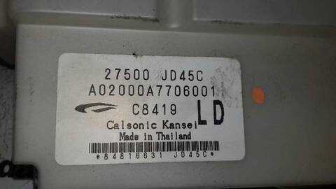 Foto 3ª: Mando Climatizador Nissan Qashqai TEKNA 4X4 150CV 110KW [M9R EUR04] (2009)