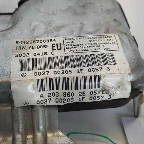 Foto 2ª: Airbag Rodilla Mercedes Clase C 160 C 220 CDI 203.006) (2000)