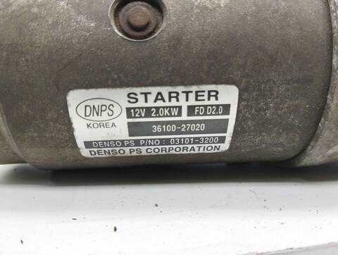 Foto 2ª: Motor de Arranque Hyundai i30 2.0 CRDI CAT 140CV 103KW [D4EA] (2008)