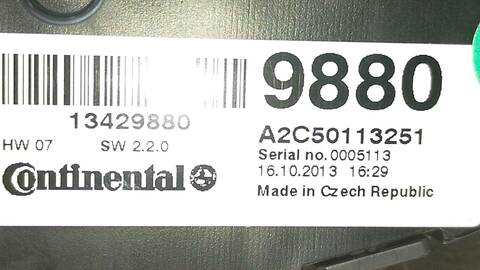 Foto 3ª: Mando Climatizador Opel Mokka EDITION ECOFLEX 4X4 131CV 96KW [A17DTS] (2014)