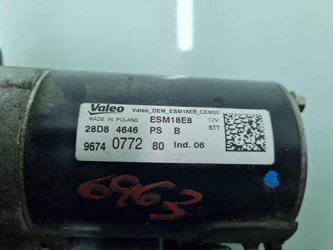 Foto 2ª: Motor de Arranque Opel Crossland 1.2 75) 131CV 96KW [D 12 XHT (EB2ADTS),B 12 XHT (EB2DTS),F 12 XHT (EB2] (2018)