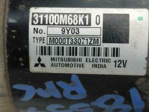 Foto 3ª: Motor de Arranque Nissan Pixo ACENTA 68CV 50KW [K10B] (2010)