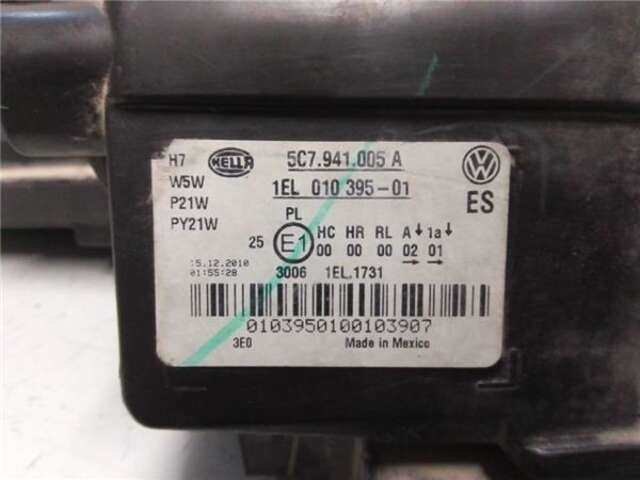 Foto 3ª: Faro Izquierdo Volkswagen Jetta 2.0 SPORT [2.0 LTR. - 103 KW TDI]