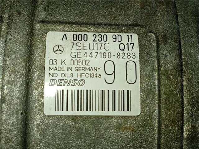 Foto 2ª: Compresor Aire Acondicionado Mercedes Clase S 220 3.2 320 (220.065) [3.2 LTR. - 165 KW V6 18V CAT]