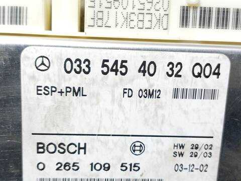 Foto 4ª: Centralita Abs Mercedes Clase E 180 E 55 AMG KOMPRESSOR 211.076) 476CV 350KW [M 113.990] (2004)