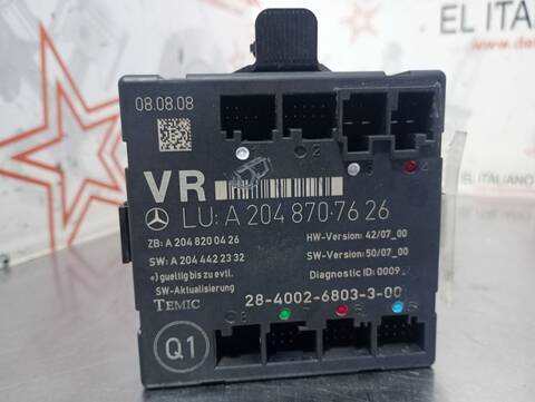 Centralita Motor ECU Mercedes Clase G 230 GLK 320 CDI 4-MATIC 204.983) 224CV 165KW