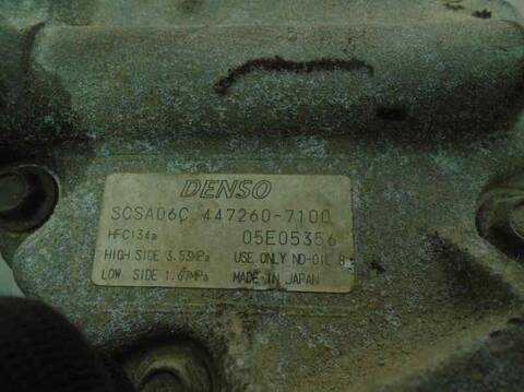 Foto 3ª: Compresor Aire Acondicionado Toyota Corolla 2.0 TD CAT 90CV 66KW [1CDFTV] (2003)